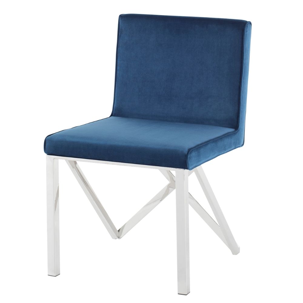 Nuevo HGTB562 TALBOT DINING CHAIR in PEACOCK